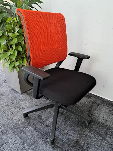 Pracovní židle - Netwin - NW100 oranžová (Sedus)